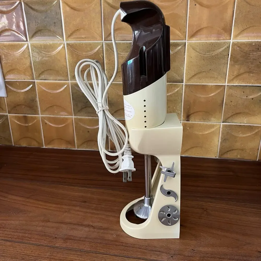 Daily Eleday Hand-Held Immersion Blender Model E-23 Accessories Stand Italy